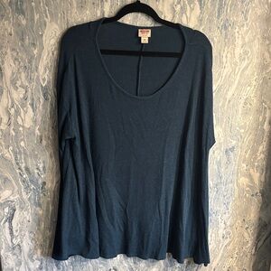 Mossimo Supply Co. Teal Long Sleeve Top